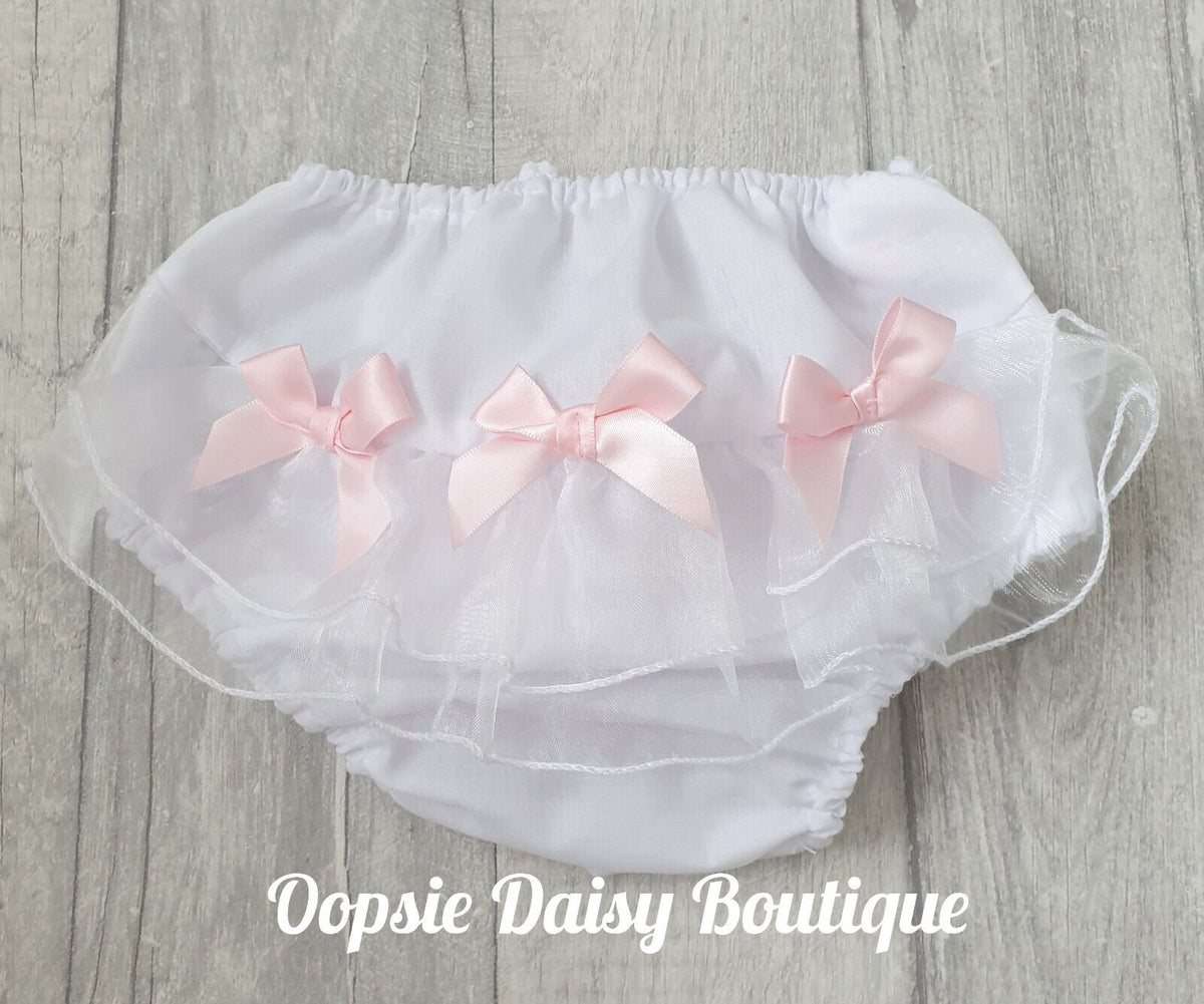 Baby girl frilly pants best sale