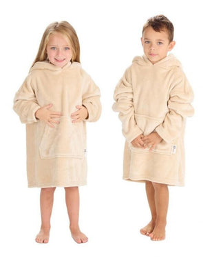 Boys Girls Beige Super Cosy  Snuggle Hoodie