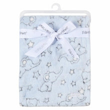 Load image into Gallery viewer, Personalised Baby Blanket Supersoft Elephant Design