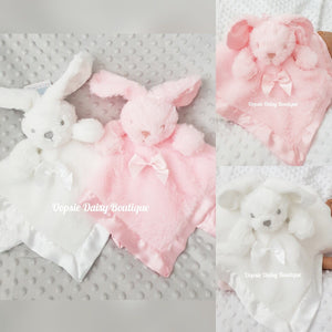 Baby Bunny Comforter with Ribbon - Baby Blanket