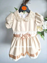 Load image into Gallery viewer, Girls Pretty Caramel Ribbon Dress