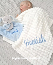 Load image into Gallery viewer, Personalised Baby Blanket,  Bunny Comforter