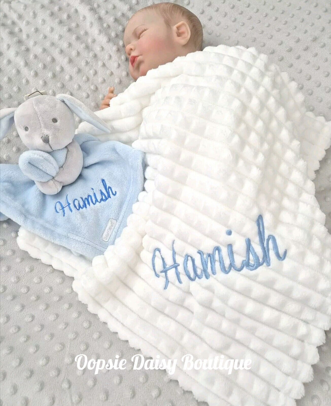 Personalised Baby Blanket,  Bunny Comforter