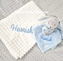 Load image into Gallery viewer, Personalised Baby Blanket,  Bunny Comforter