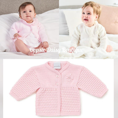 Girls Cardigan Matinee Knitted Cardigan Dandelion