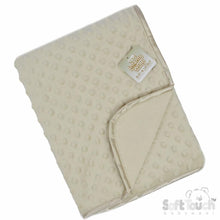 Load image into Gallery viewer, Personalised Baby Blanket Caramel Beige Supersoft