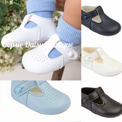 Boys Baypod Baby Shoes T-Bar