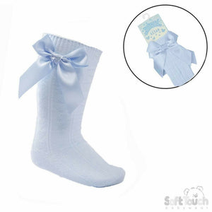 Girls Knee High Ribbon Socks