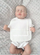 Load image into Gallery viewer, Personalised Spanish Baby Bib With Dummy Holder