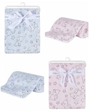 Load image into Gallery viewer, Personalised Baby Blanket Supersoft Elephant Design