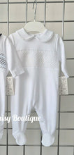 Load image into Gallery viewer, Baby Soft Cotton Smocked Romper