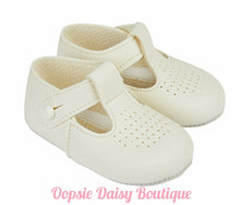 Load image into Gallery viewer, Cream Baby Shoes Baypods Sizes upto 18mth