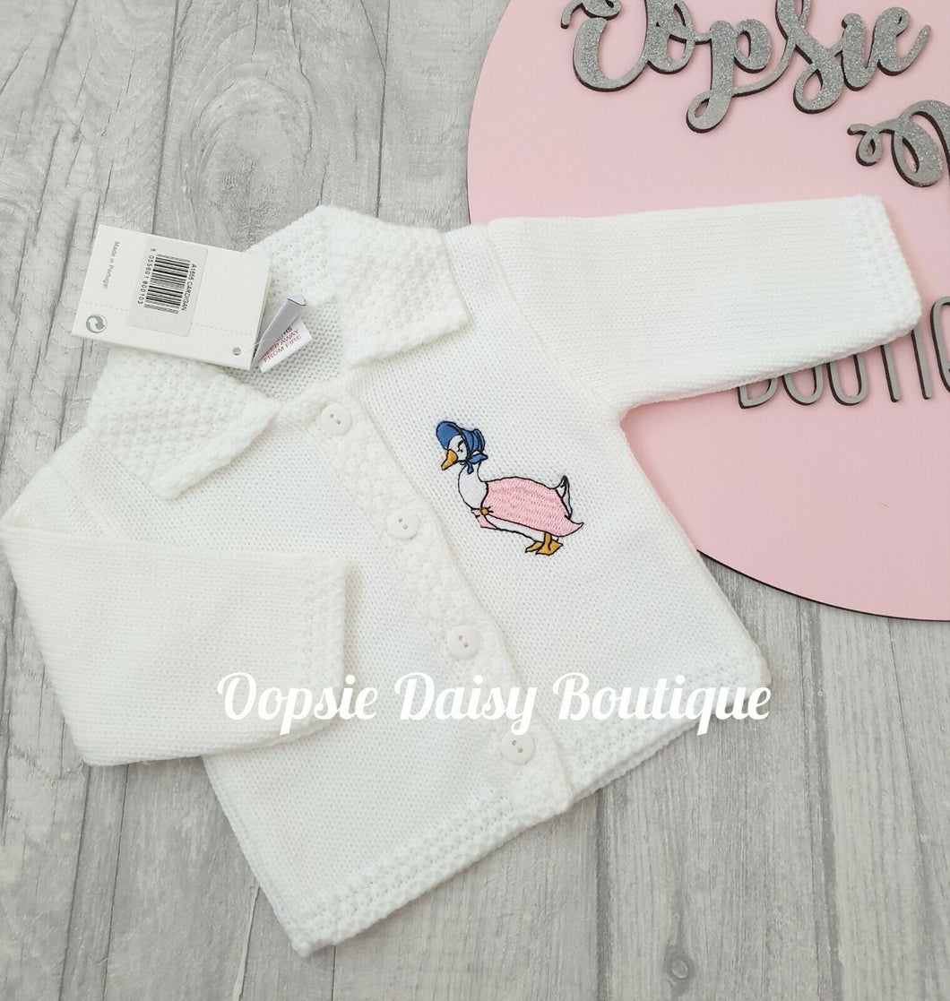 Baby Girls Jemima Puddle Duck Peter Rabbit Cardigans Dandelion