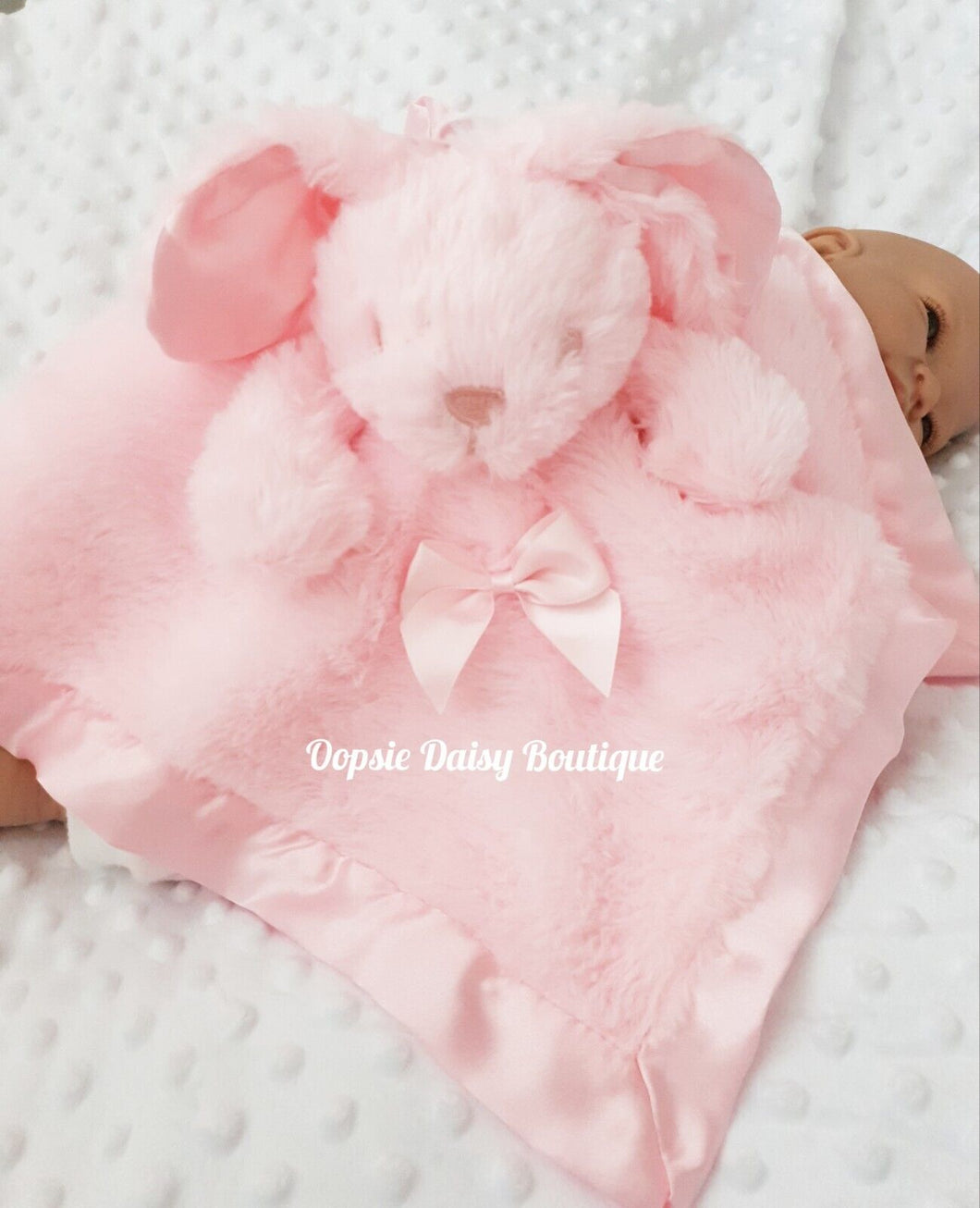 Baby Bunny Comforter with Ribbon