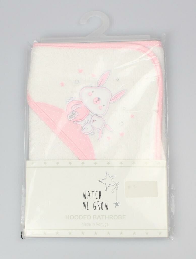 Baby Towel Hooded Baby Robe Pink Bunny