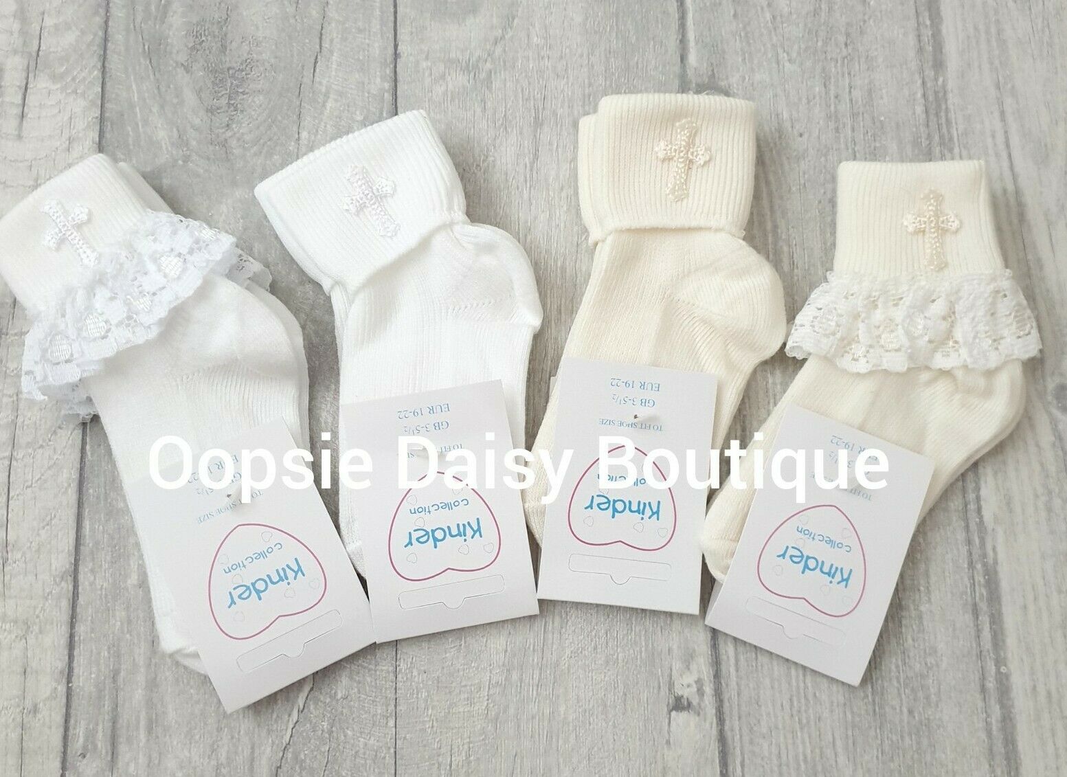 White christening sale socks